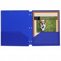 C-Line Products C-Line Products 32935 Two-Pocket Heavyweight Poly Portfolio Folder; Blue - Box - 25 32935